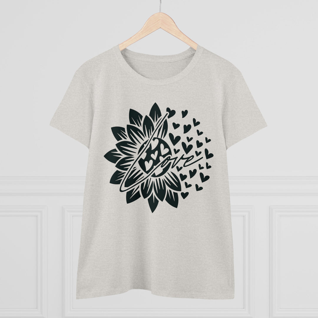 Sunflower Love Design Women's Cotton Tee