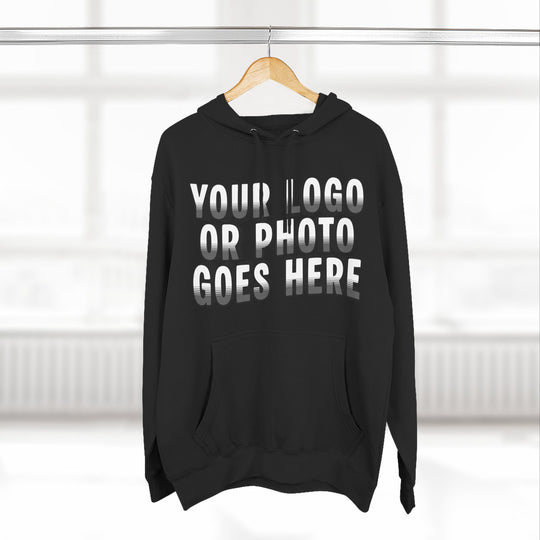 Custom Logo Sweatshirt | Personalized Business Logo Hoodie with Front &amp; Back Printing