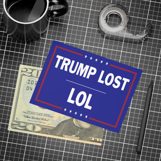 Trump Lost LOL Twenty Dollar Bill Fake Cards - 10, 30, 50 pcs