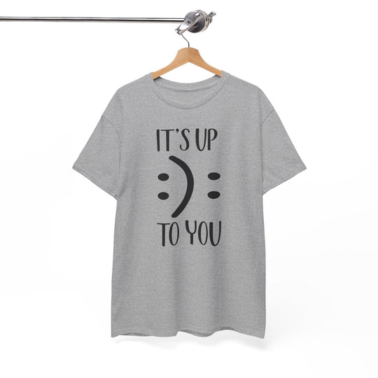 Trendy Smiley Face T-Shirt - "Happy or Sad? It&