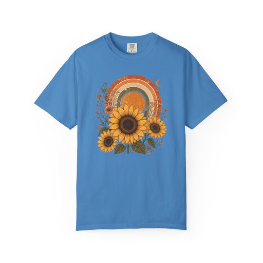 Vintage Floral Boho Sunflower T-Shirt | Retro Women&