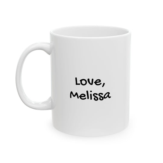 Personalized Best Friend Christmas Mug - "I'd Shank a Bitch for Ya"