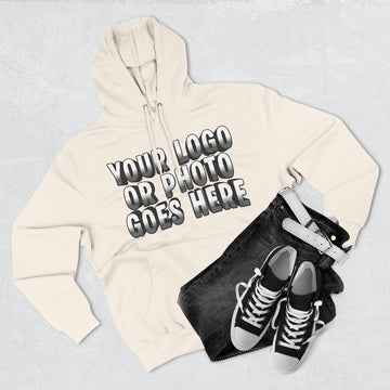 Custom Logo Sweatshirt | Personalized Business Logo Hoodie with Front & Back Printing