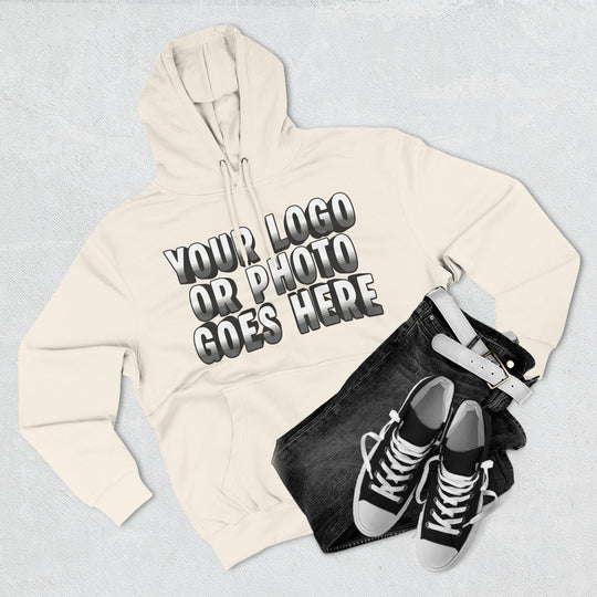 Custom Logo Sweatshirt | Personalized Business Logo Hoodie with Front &amp; Back Printing