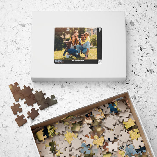 Custom Photo Puzzle — Personalized 110/252/520/1014-Piece Jigsaw Puzzle with Photo of Your Choice