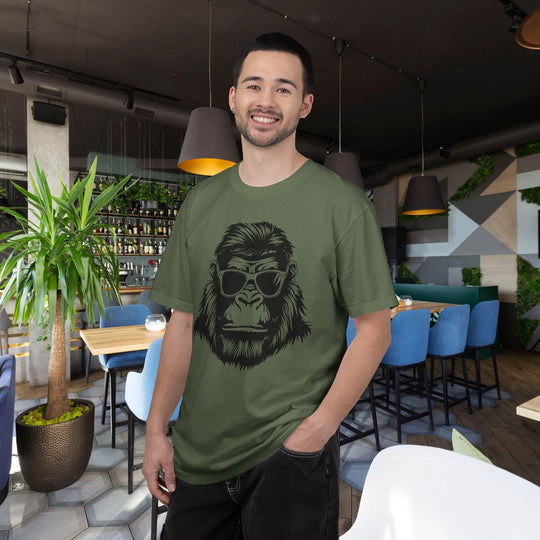 Cool Bigfoot with Sunglasses T-Shirt | Funny Sasquatch Graphic Tee