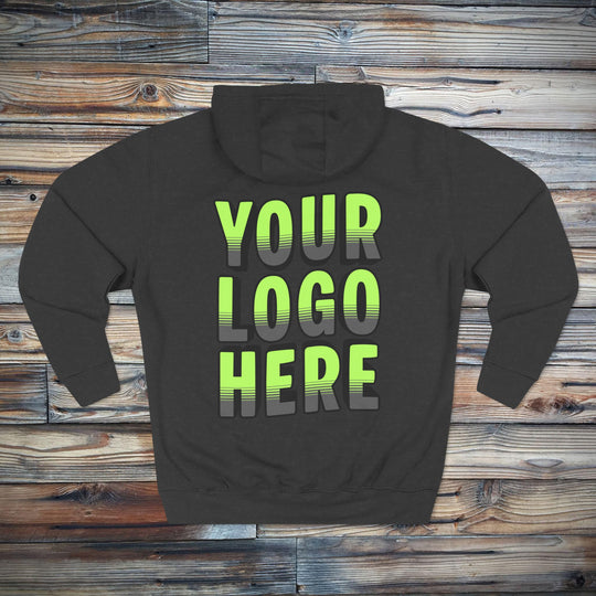 Custom Logo Sweatshirt | Personalized Business Logo Hoodie with Front &amp; Back Printing