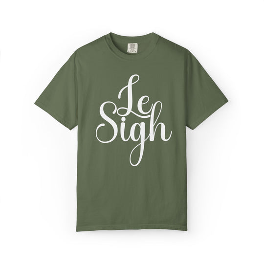 Le Sigh Relaxed Comfort Colors® T-Shirt | Premium Soft Cotton Tee with Script Lettering