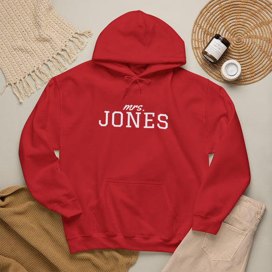 Wedding Hoodie | Personalized Name Script &amp; Text for Bride and Bridesmaids