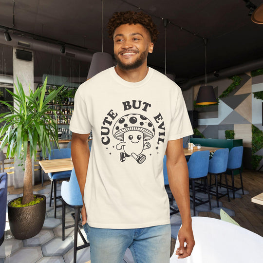 Cute But Evil Mushroom T-Shirt | Funny Spooky Halloween Season Shirt