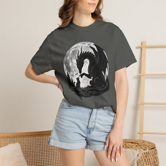 Boop T-Shirt | Dragon Booping a Kitten Funny Spooky Halloween Shirt