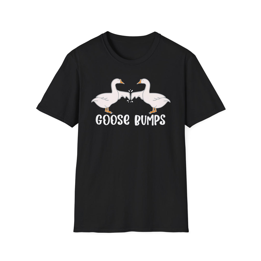 Goose Bumps Tee Shirt | Silly Goose Fist Bump Graphic T-Shirt