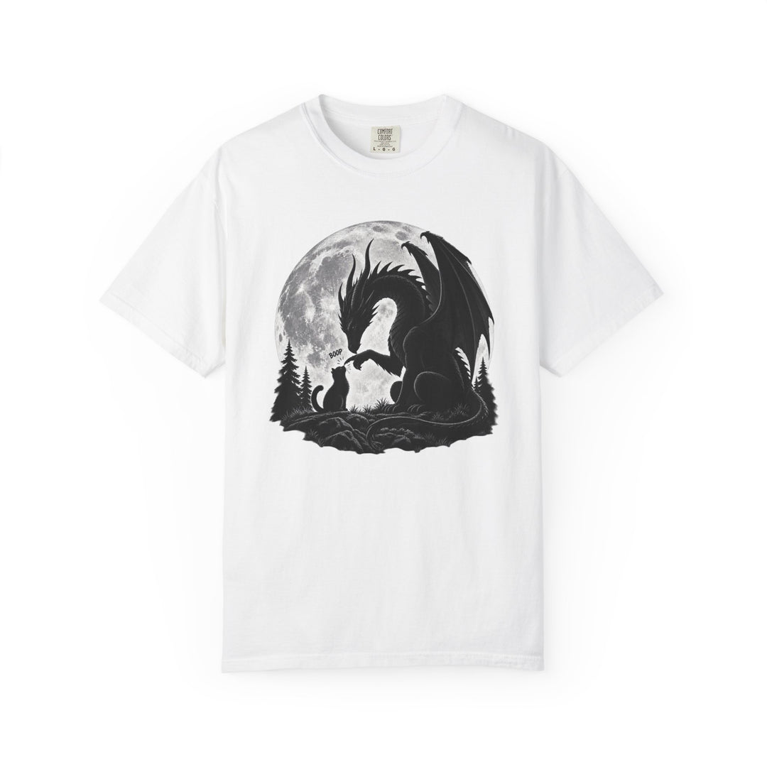 Boop T-Shirt | Dragon Booping a Kitten Funny Spooky Halloween Shirt