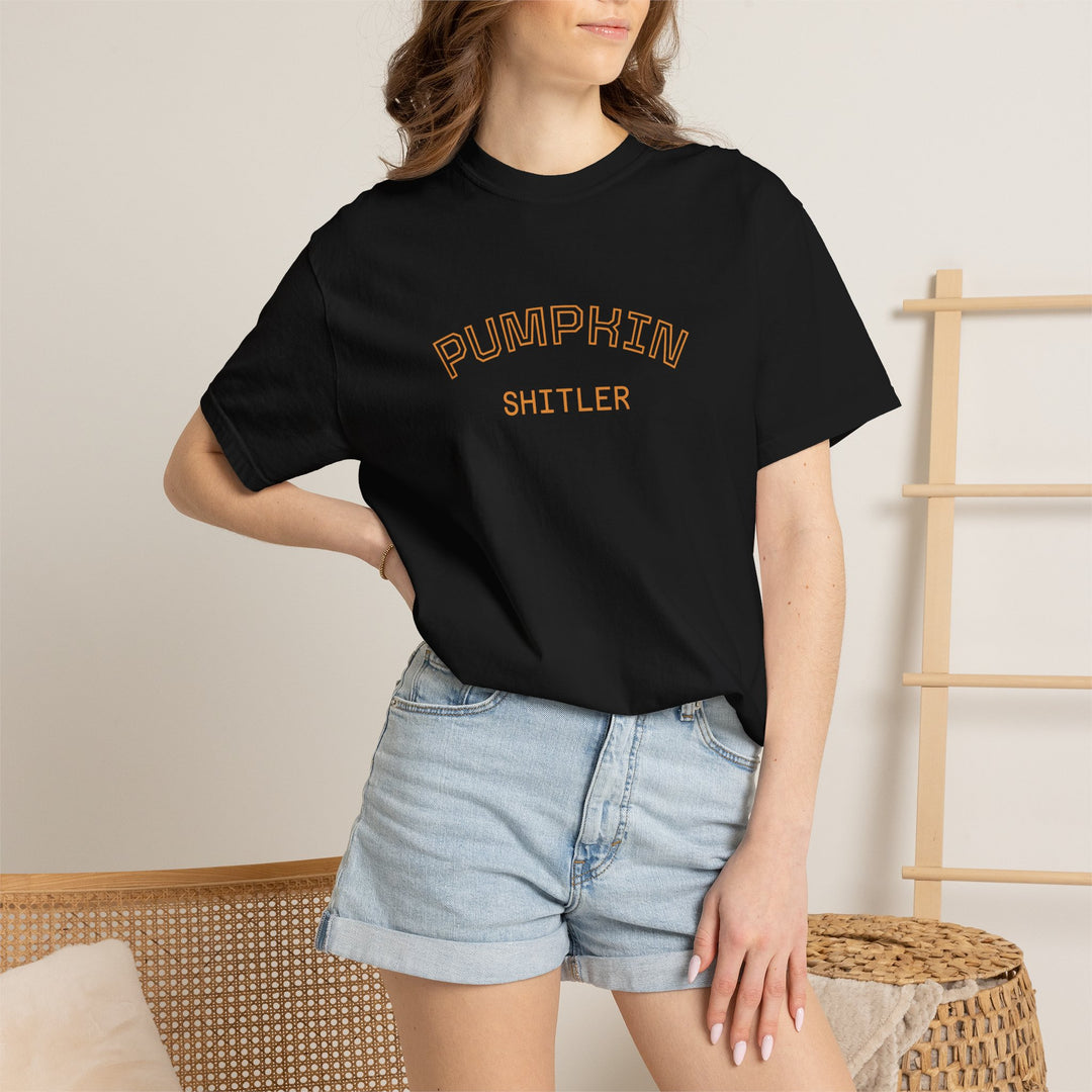 Pumpkin Shitler T-Shirt | Anti-Trump Anti-MAGA 2026 Election Blue Wave Tee Shirt