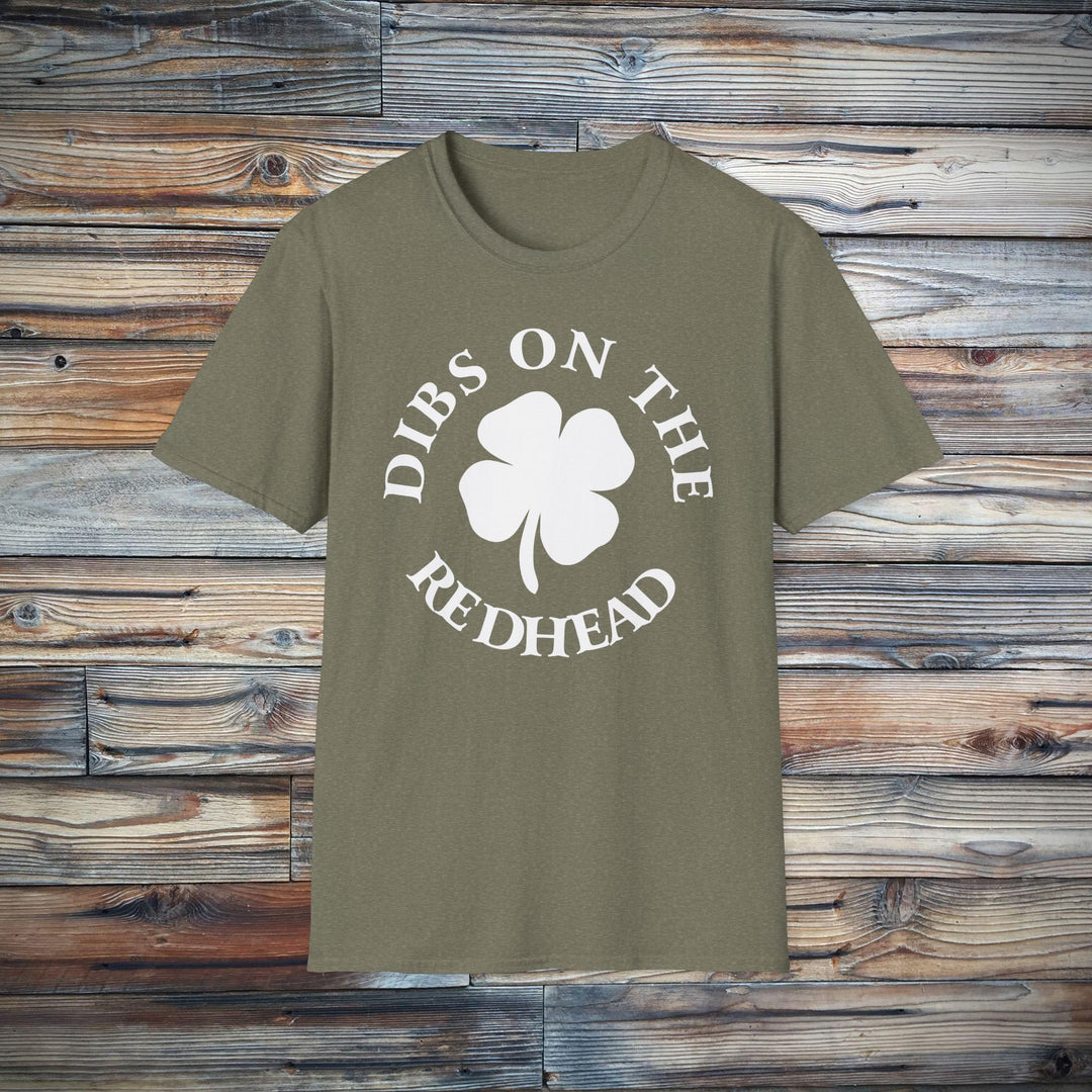 Dibs on the Redhead Funny Irish T-Shirt | St. Patrick's Day