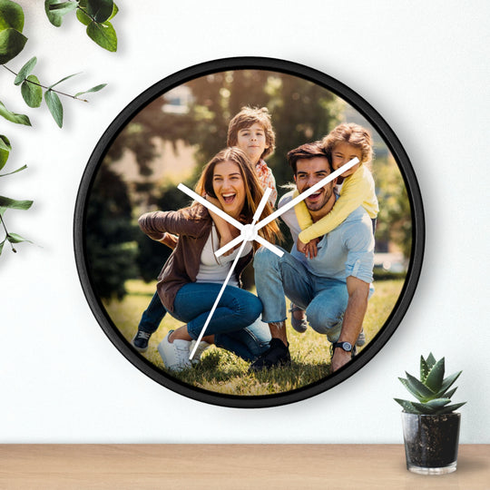 Personalized Photo Family Portrait Wall Clock