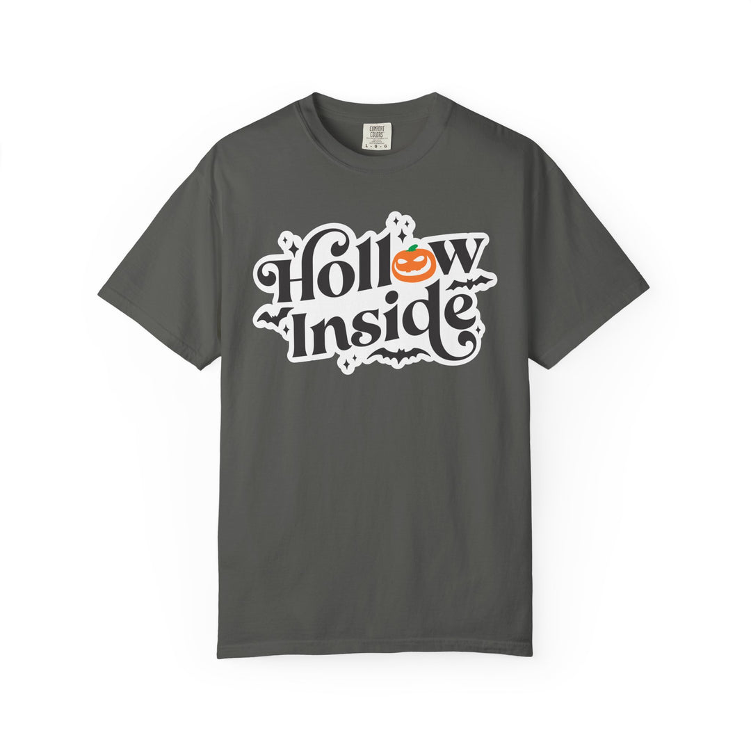 Hollow Inside Evil Pumpkin Halloween T-Shirt | Funny Spooky Halloween Season Shirt