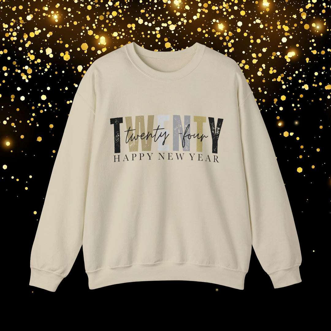 Happy New Year 2024 Sweatshirt - Celebrate in Style with our Unisex Crewneck