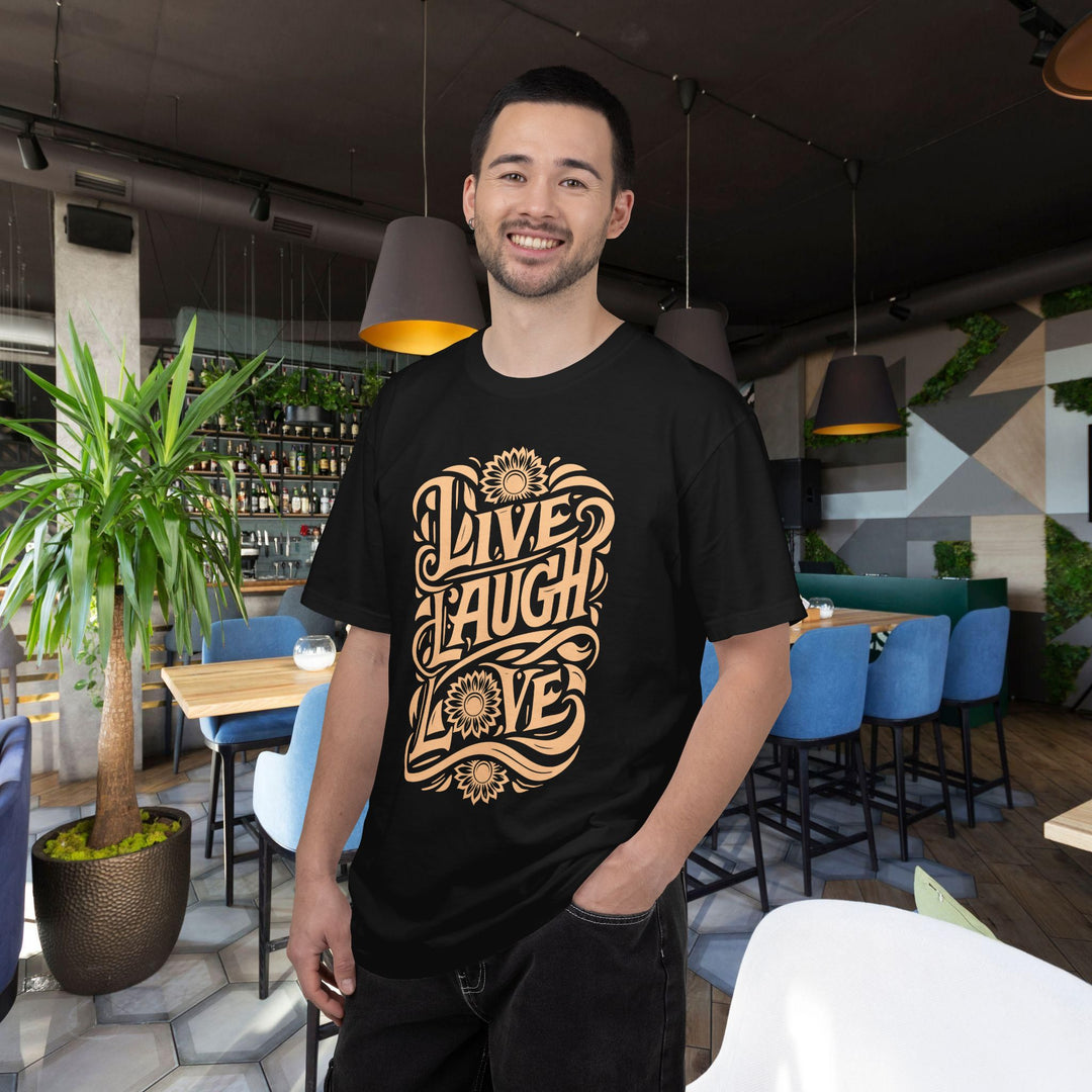 Live Laugh Love T-Shirt | Floral Sunflower Fall Graphic Comfort Colors® Tee