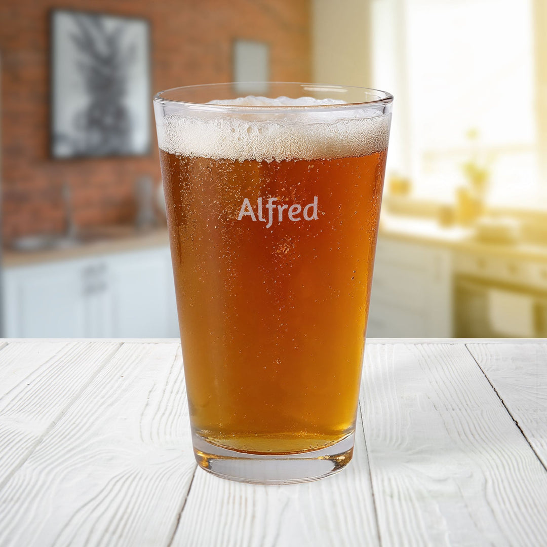 Officially Retired Personalized Engraved Pint Glass