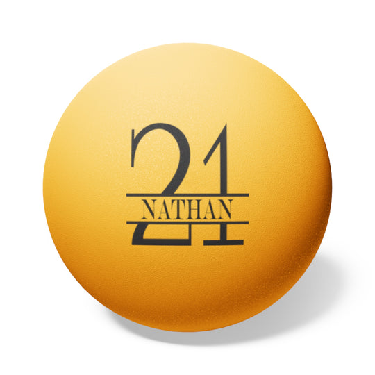 Custom Beer Pong Balls Birthday Present Personalized Ping Pong Balls Set of 6 Custom Ping-Pong Balls with Age and Name