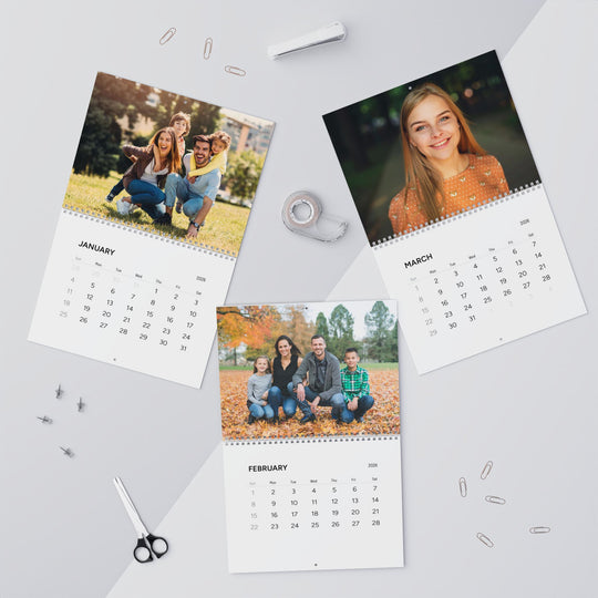 Personalized Photo Wall Calendar 2026 | Family Photo Calendar