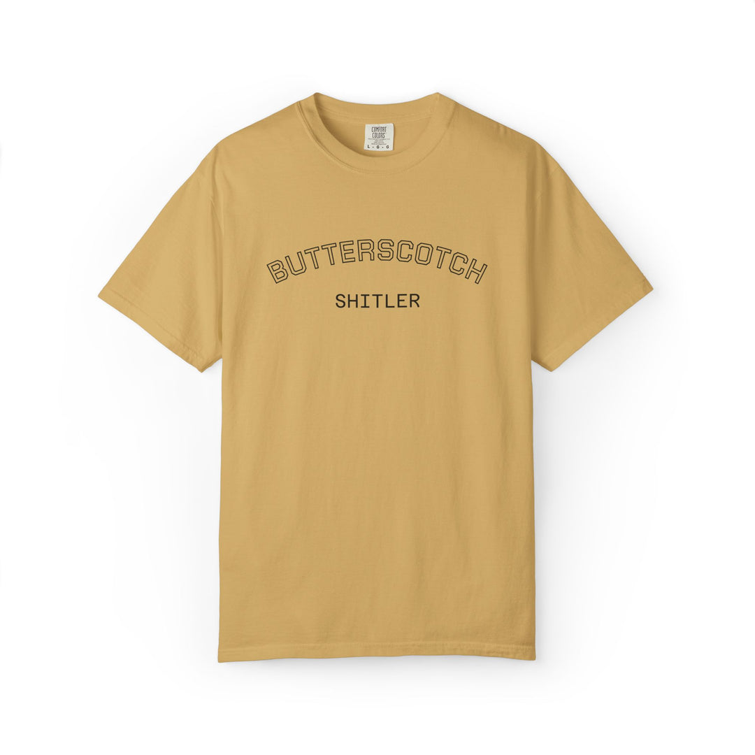 Butterscotch Shitler T-Shirt | Anti-Trump Anti-MAGA 2026 Election Blue Wave Tee Shirt