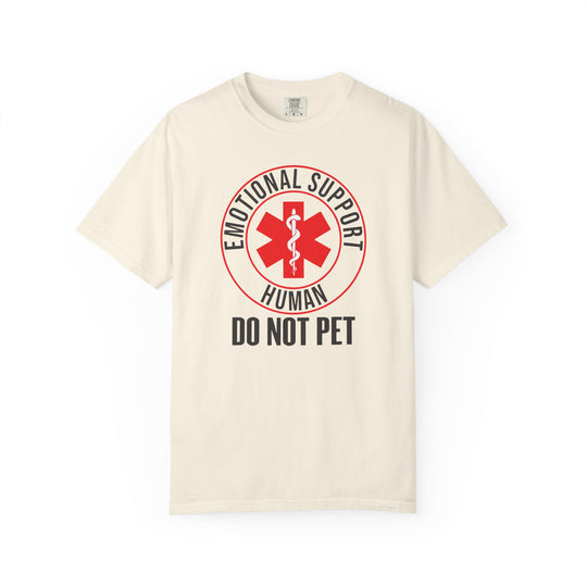 Emotional Support Human T-Shirt | Funny "Do Not Pet the Human" Shirt | Service Animal Humor