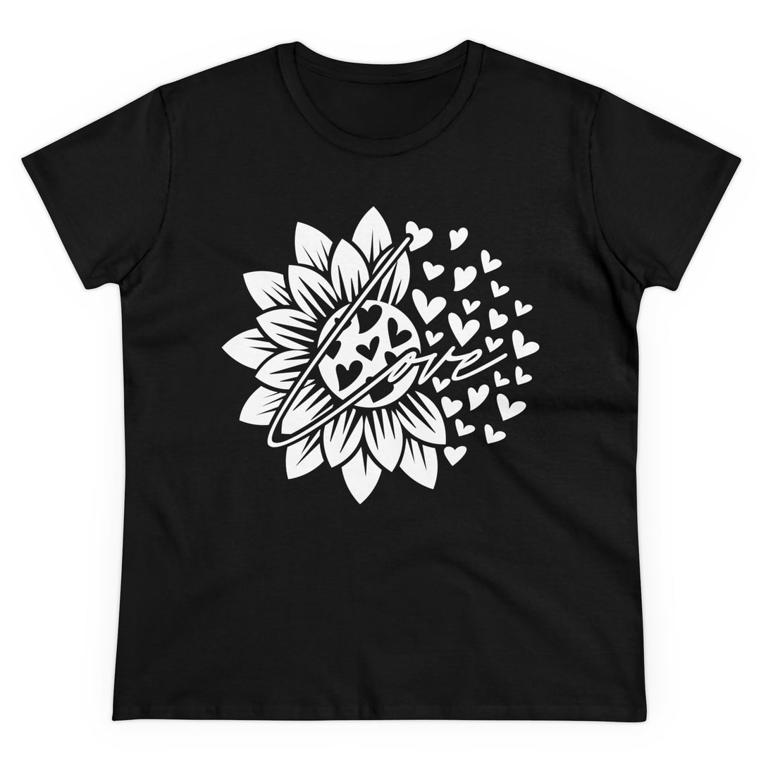 Sunflower Love Design Women's Cotton Tee