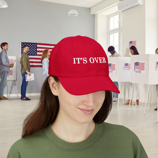 It's Over Text Dad Cap | Adjustable Baseball Hat | 2026 Blue Wave Election Cap