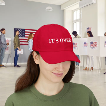 It's Over Text Dad Cap | Adjustable Baseball Hat | 2026 Blue Wave Election Cap