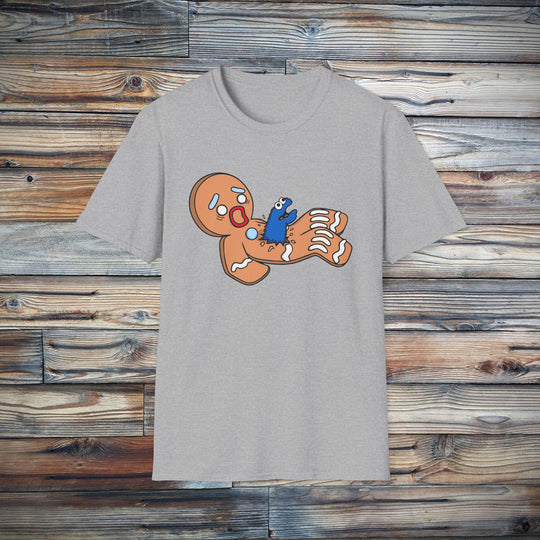 Monster Gingerbread Cookie T-Shirt, Funny Christmas Tee
