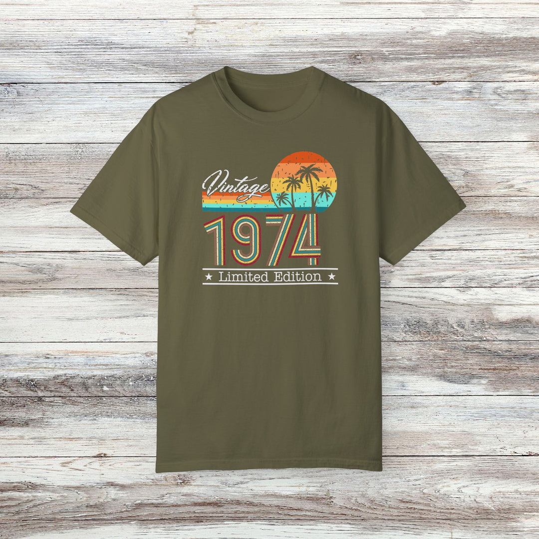 Vintage 1974 T-Shirt, Retro Classic Tee Shirt, 50th Birthday Gift