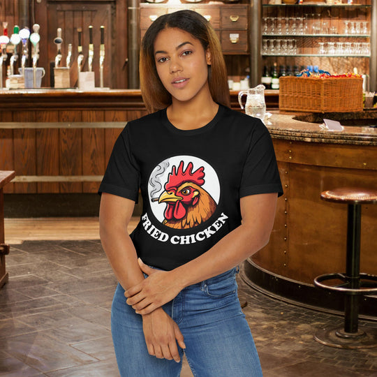 Fried Chicken T-Shirt | Funny Retro Logo Tee