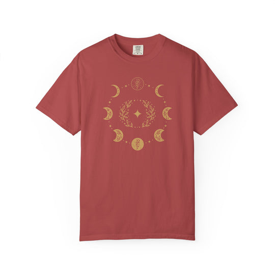 Boho Moon Phases T-Shirt | Celestial Lunar Graphic Tee | Mystic Bohemian Shirt