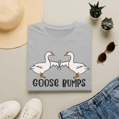Goose Bumps Tee Shirt | Silly Goose Fist Bump Graphic T-Shirt