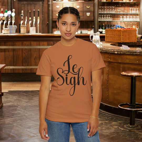 Le Sigh Relaxed Comfort Colors® T-Shirt | Premium Soft Cotton Tee with Script Lettering