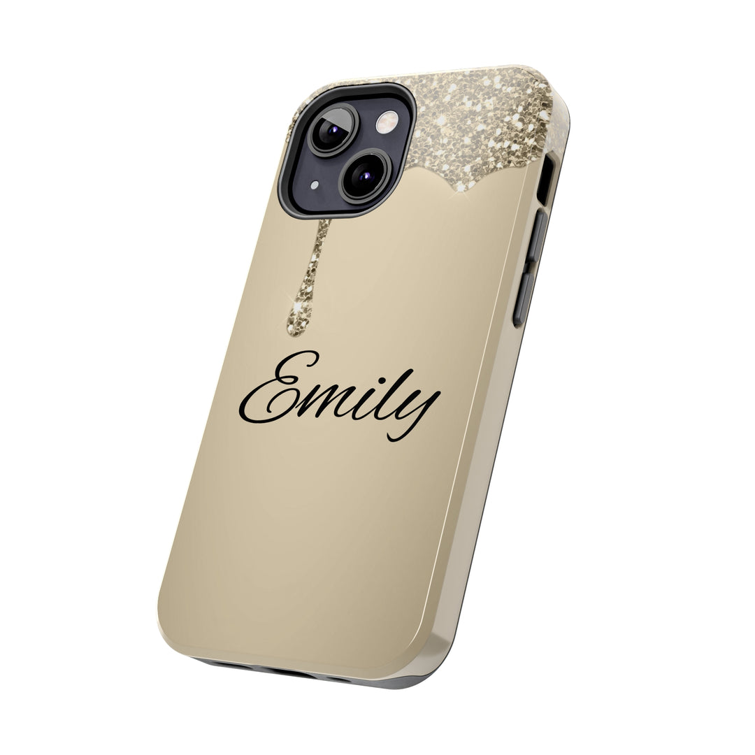 Personalized iPhone Case - Custom Glitter Tough Phone Case
