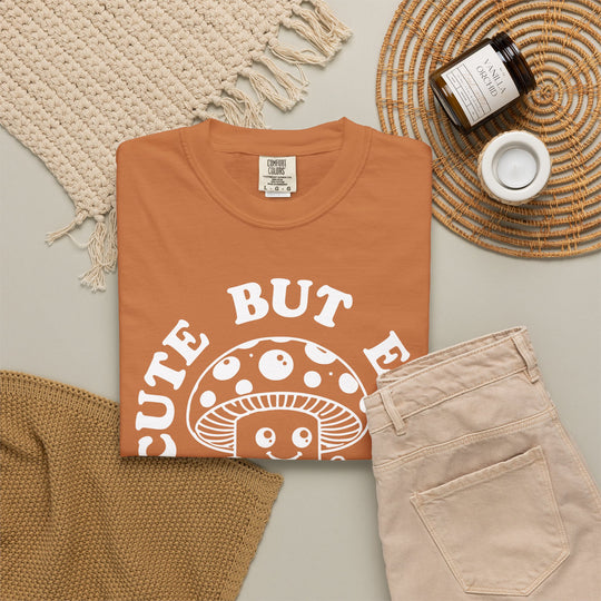 Cute But Evil Mushroom T-Shirt | Funny Spooky Halloween Season Shirt