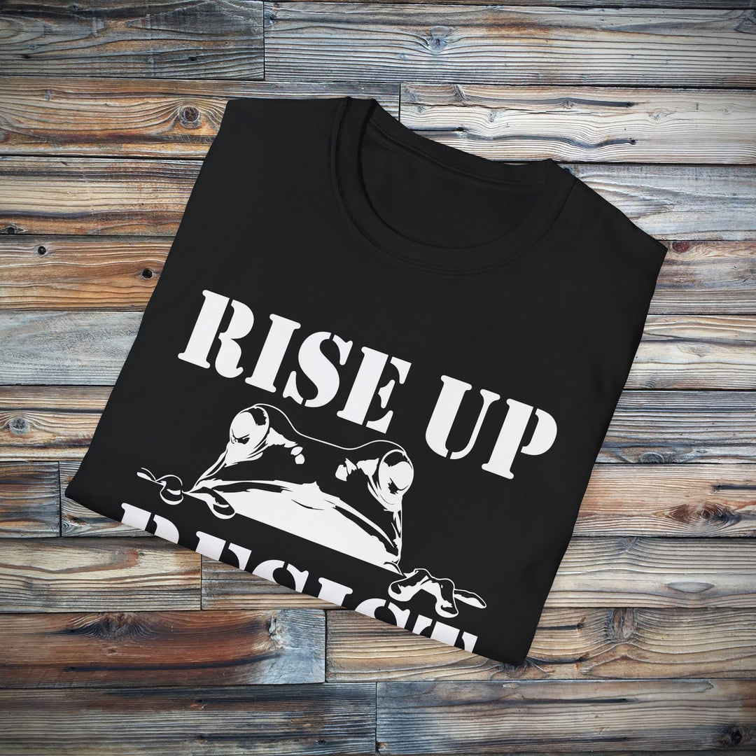 Portland Frog Rise Up and Resist Unisex Tee