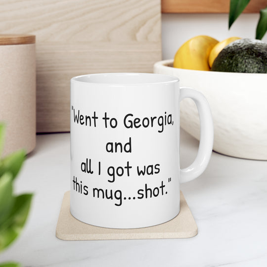 Trump Mugshot - 11oz Ceramic Mug with Actual Trump Prison Mug Shot