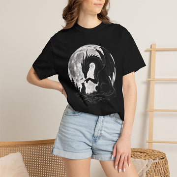 Boop T-Shirt | Dragon Booping a Kitten Funny Spooky Halloween Shirt