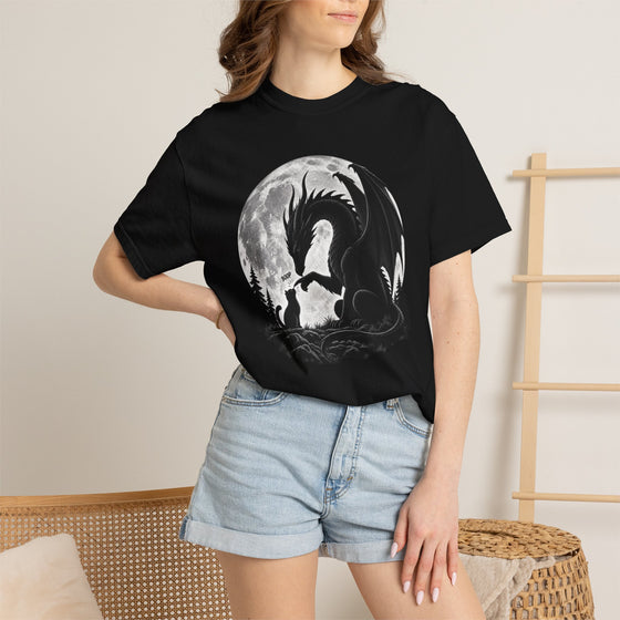 Boop T-Shirt | Dragon Booping a Kitten Funny Spooky Halloween Shirt