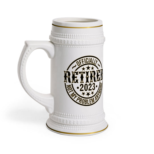 Retirement 2023 Beer Stein Mug