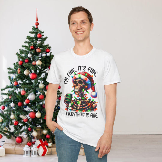 Everything's Fine Christmas Tee - Funny Holiday T-Shirt