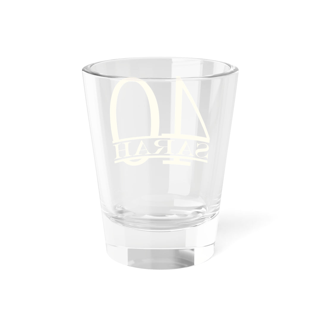 Personalized 40th Birthday Shot Glass | Custom Printed Shooter Gift