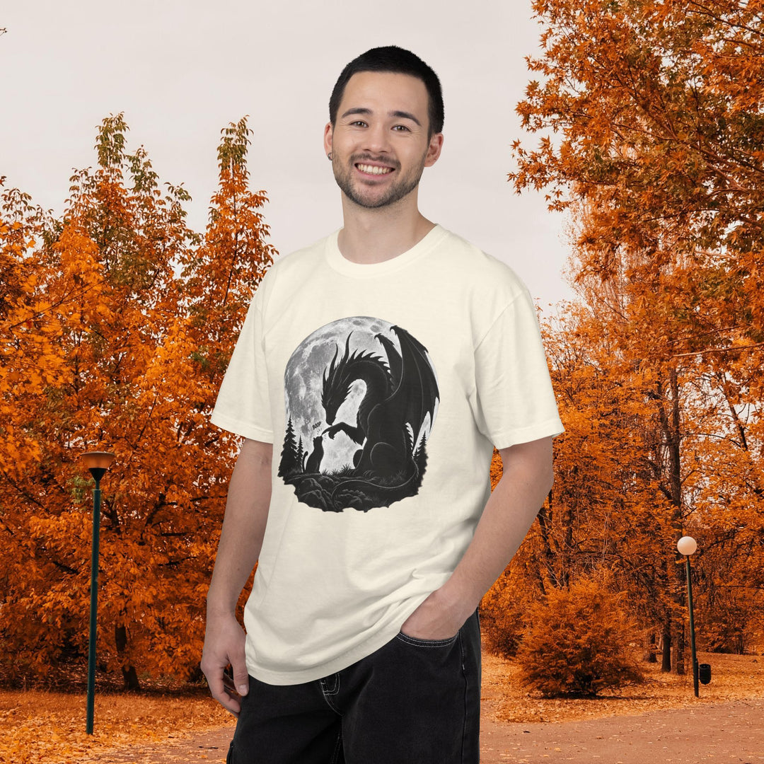 Boop T-Shirt | Dragon Booping a Kitten Funny Spooky Halloween Shirt