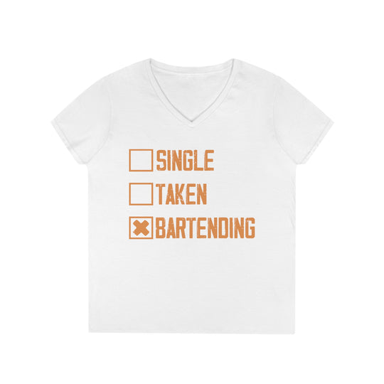 Bartender Shirt - "Single. Taken. Bartending." Tee Shirt