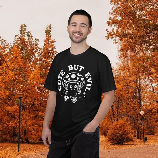 Cute But Evil Mushroom T-Shirt | Funny Spooky Halloween Season Shirt