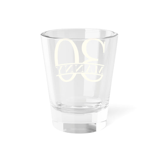 Personalized 30th Birthday Shot Glass | Custom Printed Shooter Gift
